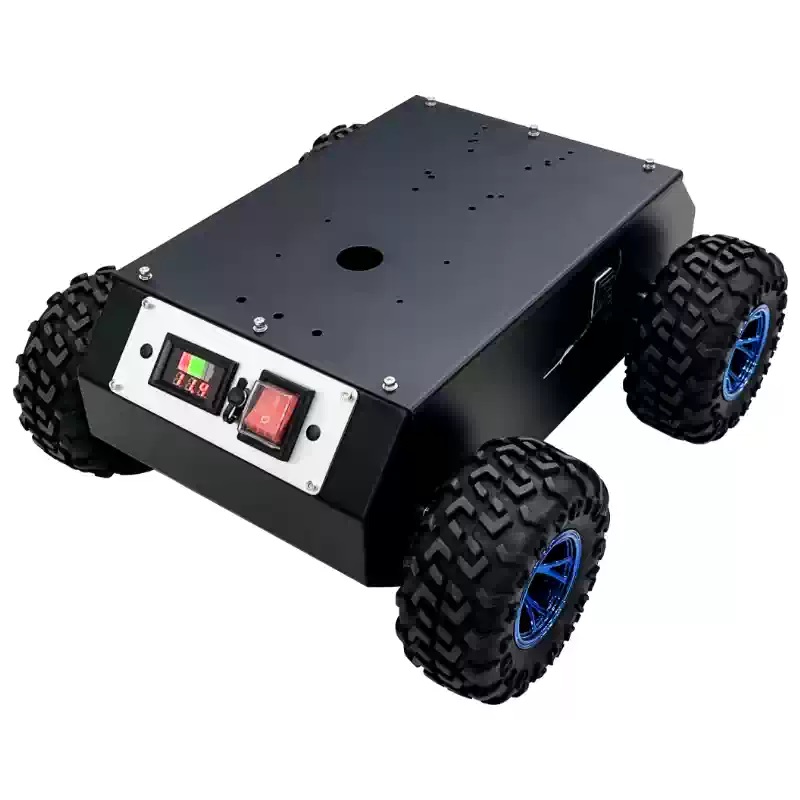 Șasiu robot cu roți din oțel închis 4WD