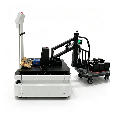 Robot de transfer industrial carucior de remorcare autonom