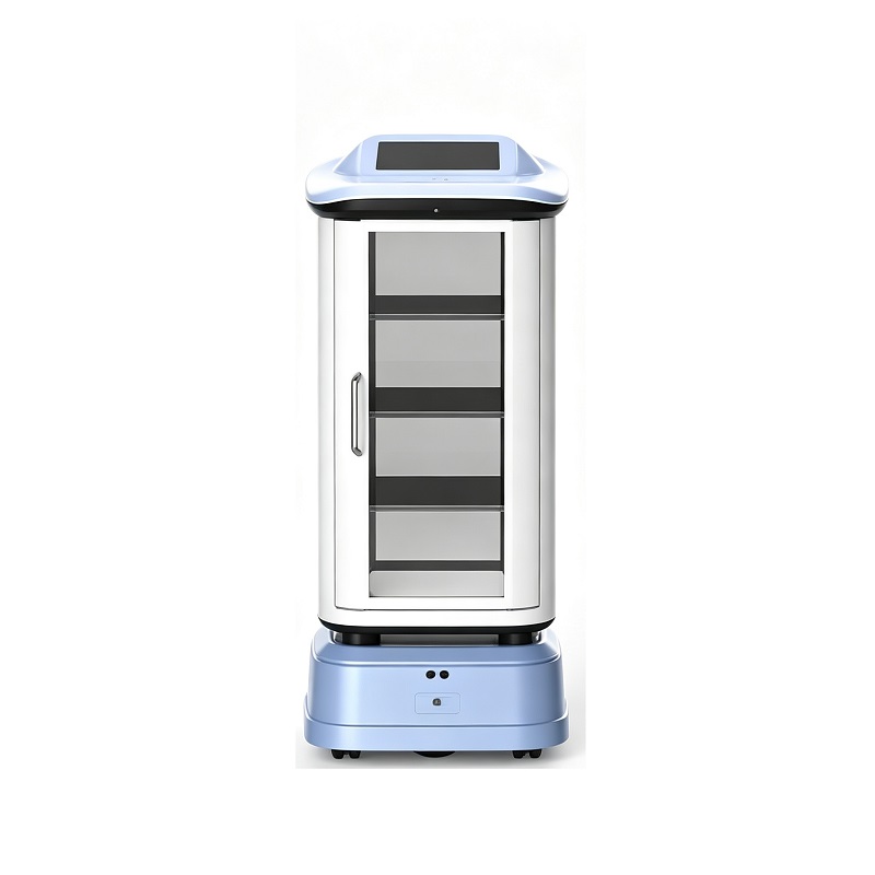 Robot de livrare cu cabină închisă, care servește inteligent