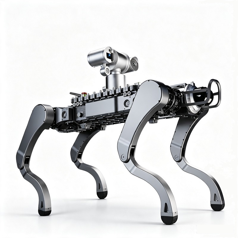 Câine robot cvadrupat de inspecție împotriva exploziilor