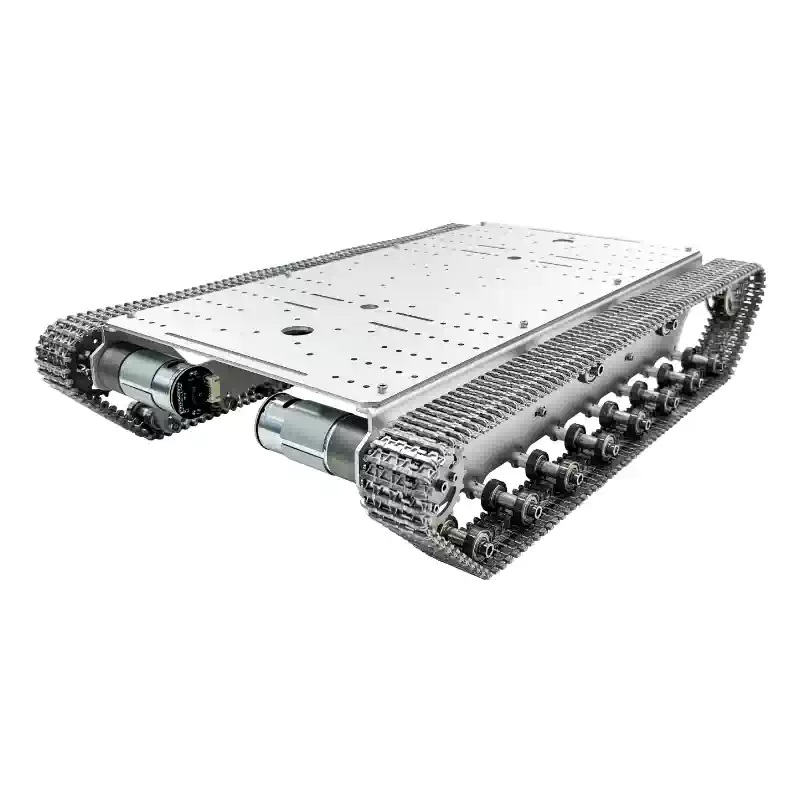 Robot cu sursă deschisă ROS cu șasiu pe șenile de sarcină grea