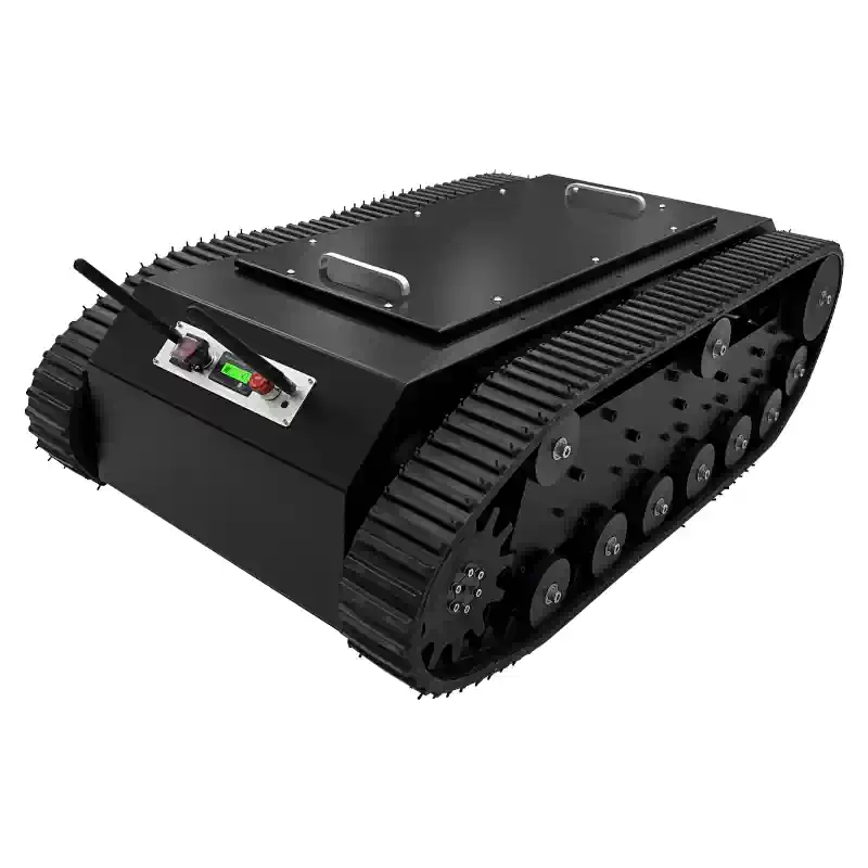 Șasiu robot de salvare pe șenile din cauciuc cu încărcare mare