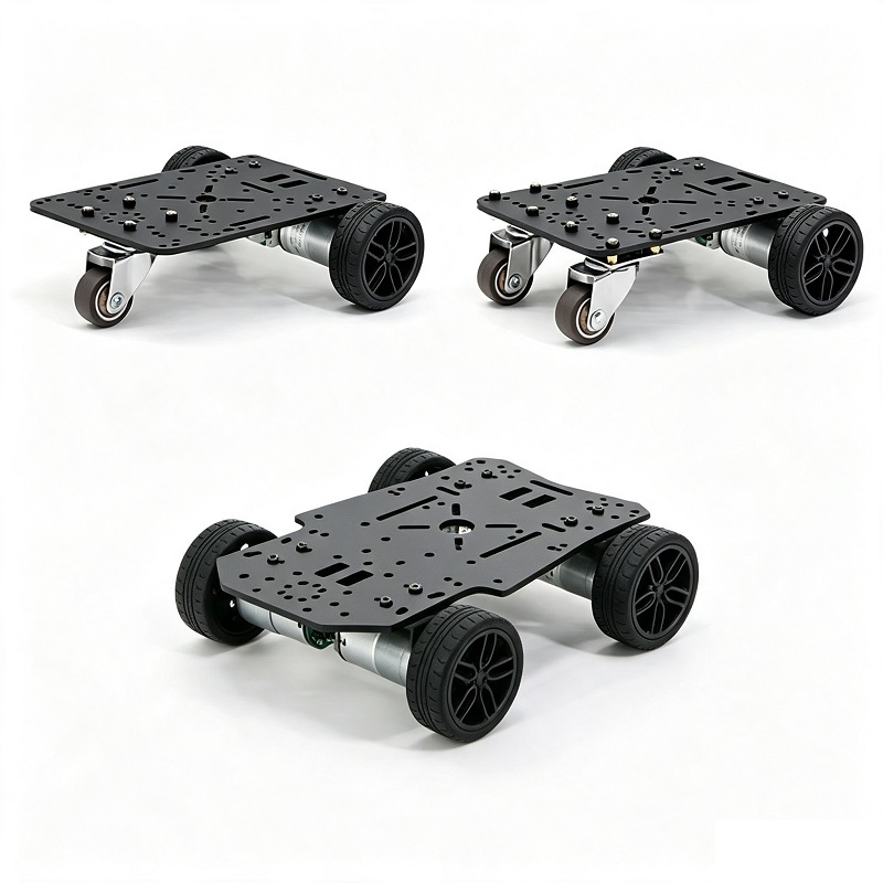Mini șasiu robot electric cu roți 4WD