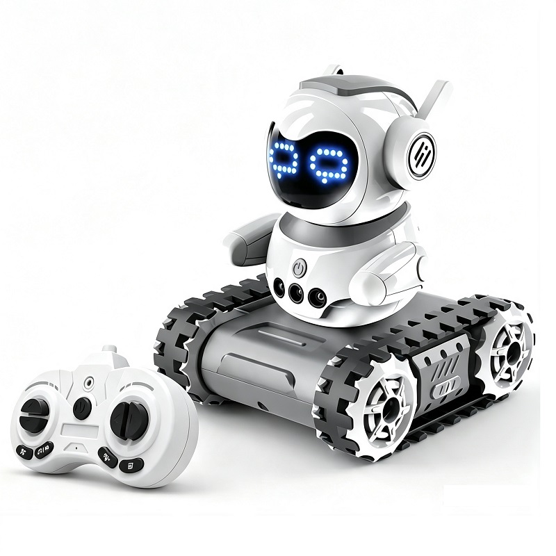 Jucărie robot inteligentă de inducție cu telecomandă pe șenile