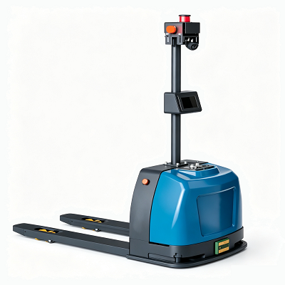 Robot cu stivuitor cu autopropulsare pentru livrarea mărfurilor din fabrică
