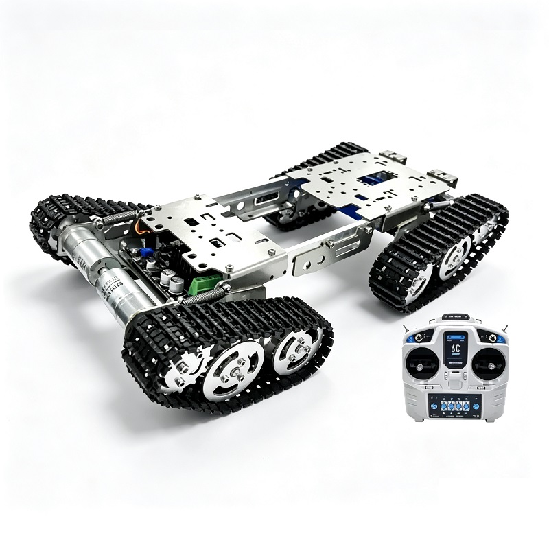 Platformă cu șenile off-road cu șasiu robot pe șenile