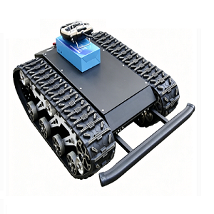 Tren de rulare pe șenile | Șasiu pe șenile din cauciuc și robot